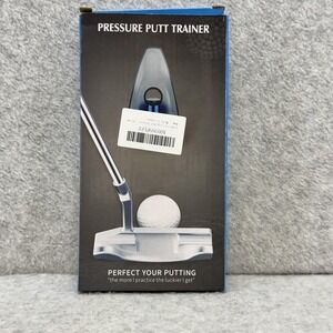 Pressure Putt Trainer Blue Golf Putting Cup Practice Aid Indoor Outdoor Portable